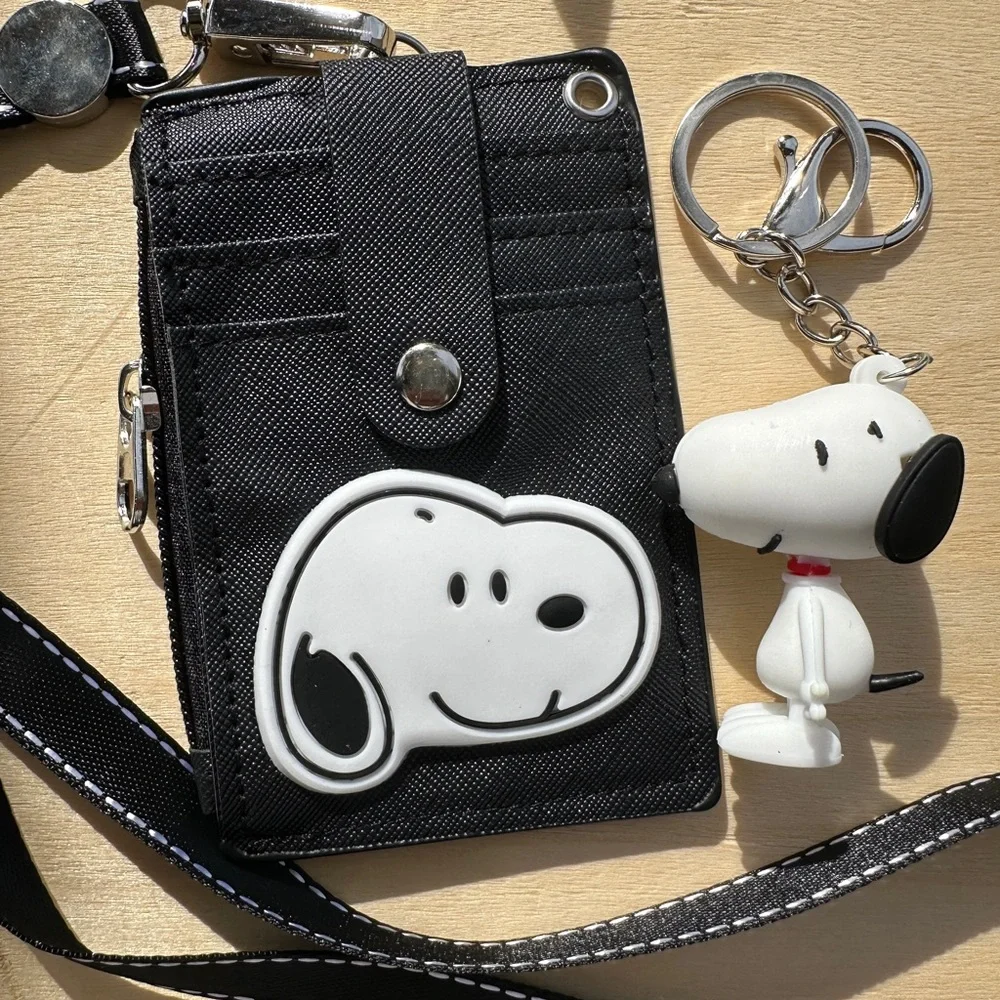 4 in 1 cute vegan leather wallet set - Picture 4 of 8